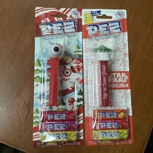 Bullseye Target & Star Wars Grogu The Child Pez Candy & Dispenser Bundle